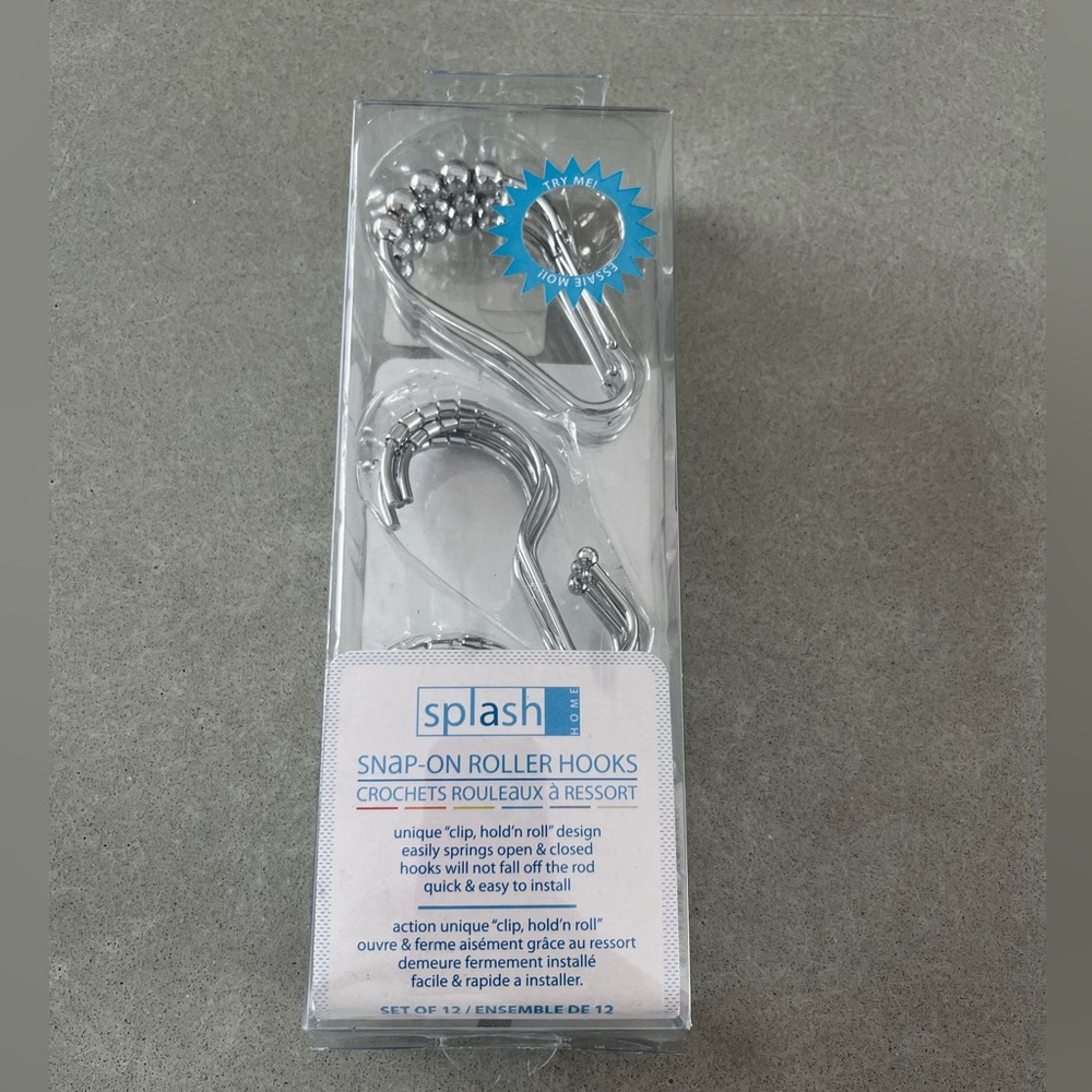 NWT Shower Curtain Hooks
** 3 for $20!
